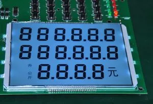 Deighleog LCD Digiteach don Stáisiún Gáis