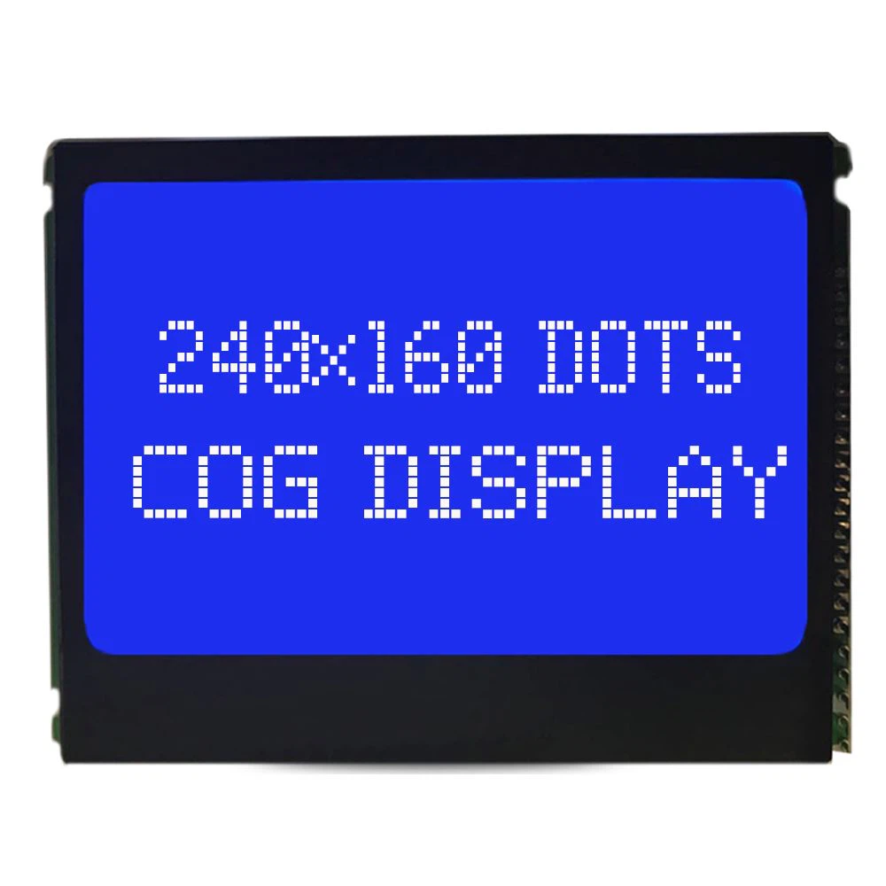 Cúlra Gorm Méid an Chustaim Cineál Taispeána STN Modúl COG Grafach Lcd  240 * 160
